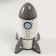 Piggy bank Ceramics "Rocket" 16.5x16.5x24 cm