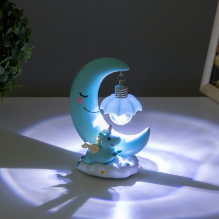 Spinker "Unicorn on the Moon" LED 1W 6000k from Blue Blue 15x11 cm Risalux-2