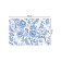 Set of napkins for setting the table "ceramic gzhel", rectangular, rounded edges, size 30x46 cm, 4 pcs