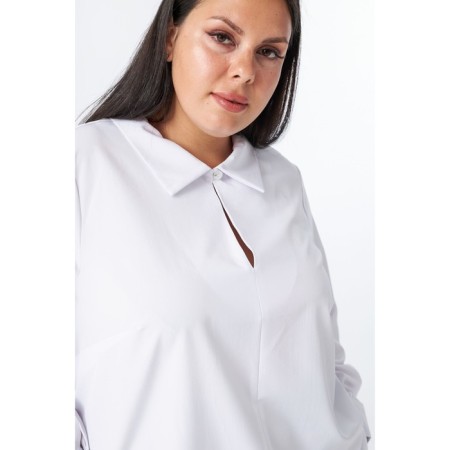 Female blouse, size 64, white color-3