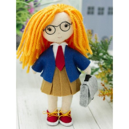 A set of toy from felt “baby Margo”, height - 15 cm