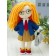A set of toy from felt “baby Margo”, height - 15 cm