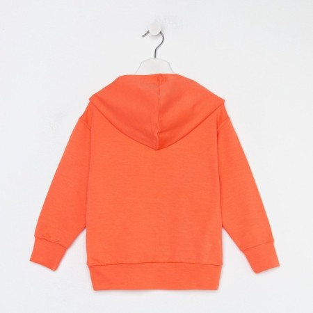 Children's sweatshirt, coral color, height 104 cm-6