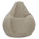 The Mear Lower “Pear” is positive Real a, size m, diameter 70 cm, height 90 cm, velor, color gray color