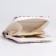 Wallet, 2 parts with lightning, white color