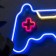 Neon sign "Gampad", 40.5x28 cm, USB, syn-red-green-t/white
