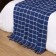 Palermo plaid 140x200cm, white/blue, wool 20%, pan 40%, polyester 40%