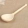 A spoon is half -bastard, without painting, milling milling, 19 × 6 cm