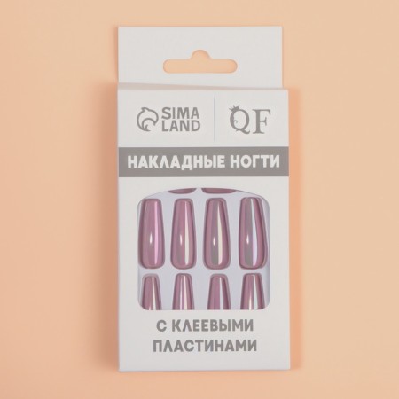 Poaling Paletteaps, 12 pcs, with adhesive plates, ballerina shape, purple-4