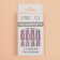 Poaling Paletteaps, 12 pcs, with adhesive plates, ballerina shape, purple