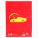 Cardboard color, A4, 8 sheets, 8 colors, non -unilateral, in a folder, 220 g/m², cars