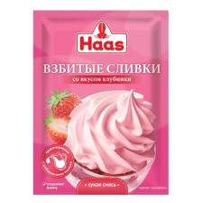 Whipped cream with strawberries taste, 45 g