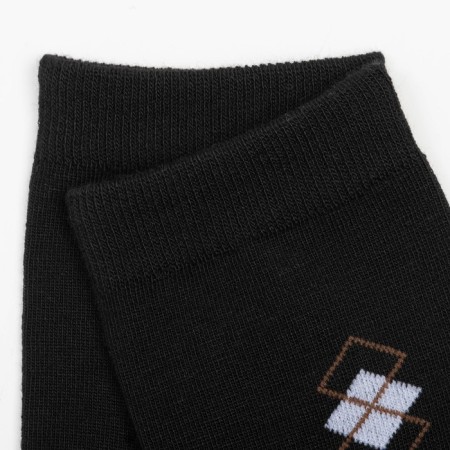 Male socks, black color, size 25-1