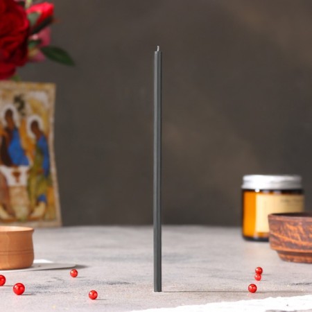 Church candle from wax No. 100, black, 1 kg-1