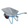 Construction wheelbarrow, single -wheeled: cargo/p 180 kg, volume of 100 l, blue pens