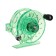 Inertial coil, plastic, diameter 6 cm, guide fishing lines, green color, 109