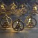 Garland “thread” 2 m with nozzles “Christmas tree”, ip20, transparent thread, 10 LED, warm white glow, AAH2