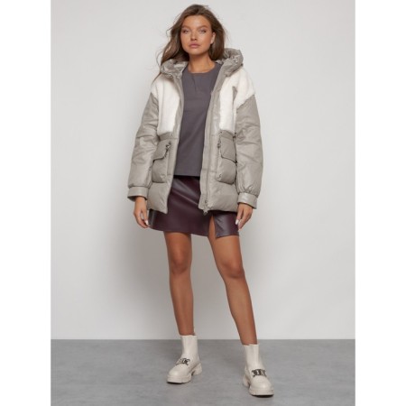 Winter jacket, size 46, light brown color-19