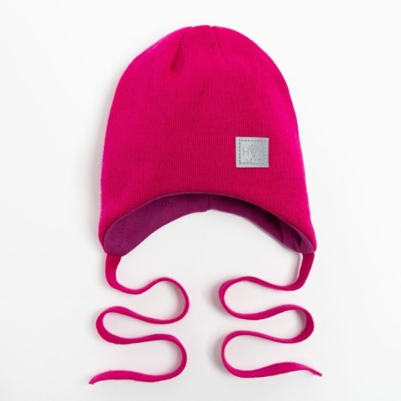 Children's hat, raspberry color, size 46-50-1