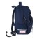 School backpack 40 x 30 x 19 cm, ergonomic back, Bruno VisConti 12-002 Bunny Life, blue