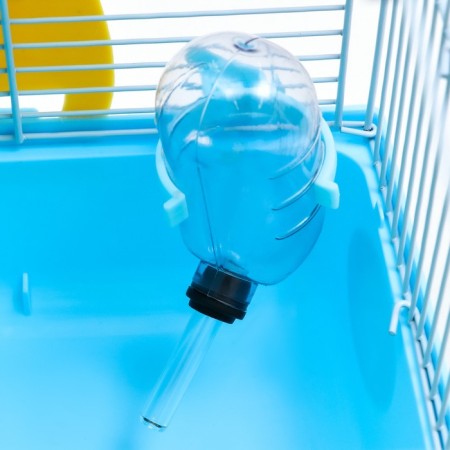 A cage for rodents "Pijon", equipped, 27 x 21 x 26 cm, blue-6