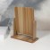 Bamboo desktop mirror, mirror surface 15.7 x 20.5 cm, beige color