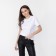 Women's T-shirt KAFTAN "Do not go crazy", White, rr 40-42