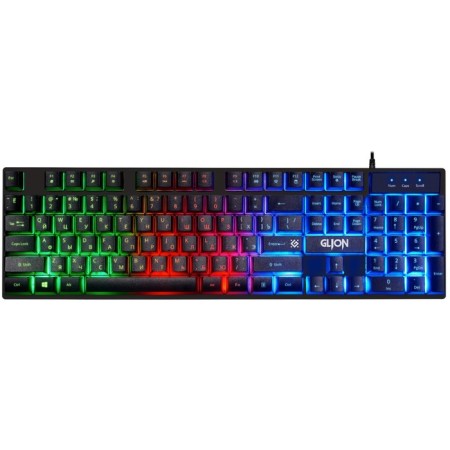 The keyboard set and the mouse Defender Glion C-123, membranes, 1600dpi, USB, black backlight-1