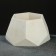 Kashpo hexagon 13 x 7.5 cm white