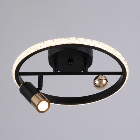 Acropolus chandelier 35W LED black, gold 2700-6400K 30x30x15cm-1