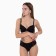 Women's bra, black color, size 75V