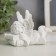 Polystone souvenir "Snowty Angel with the Bible" mix 7x5x8.5 cm