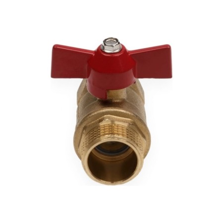 Aqualink 11b27p1, PN 16, internal/outer thread 1 ", butterfly, brass-1