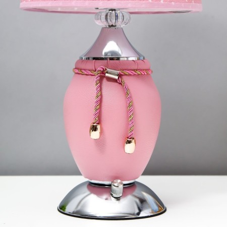 Hell lamp "Shagren" E27 40W Dimmer Pink 22.5x22.5x45cm Risalux-4