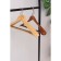 Shoulders - hanger for outerwear with the crossbar Ladoom Bois, 45 × 25.5 × 5.5 cm, brown color