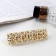 Clot-automatic machine "Florence" straight, 8 cm, gold