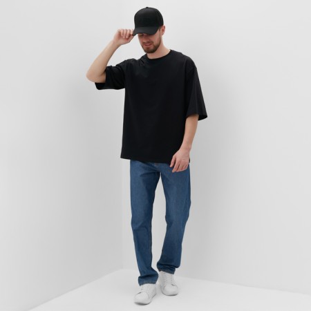 Men's T -shirt MIST WEST, size 46, black-1