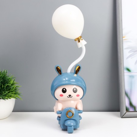 Night "Bunny" LED 2W USB AKB Blue 7.5x9.5x32 cm Risalux-8