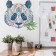 Sticker plastic interior color puzzle "Panda" 30x45 cm