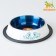 A bowl with a non-slip base decorative color, 230 ml, white and blue