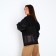Textile choper with a pocket of Yourth, 35 x 0.5 x 40 cm, black