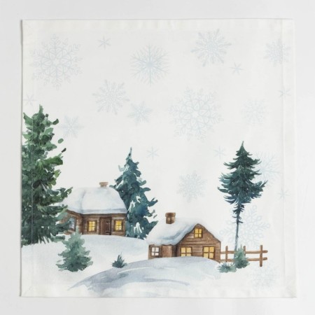 Set of New Year's napkins Ethel Forest Animals, 40x40cm - 4 pcs, cotton, sarzha-4