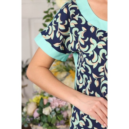 Female blouse, size 44, turquoise color-13