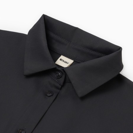 Women's dress Minaku: Safari Midi color graphite, rr 48-4