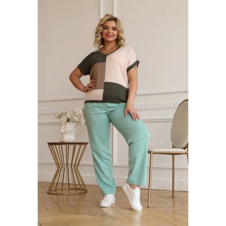 Female jumper wisell, size 60, green color-2