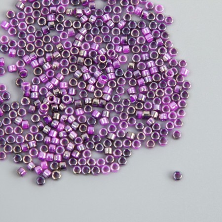 Glass beads 9/0 "cylinders. Violet" two -tone, 450 g does not fade-1