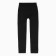 Leggings for girls with fur, black color, height 122-134cm