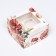 Box for 4 cupcakes with a window, "the most beautiful", 16 x 16 x 10 cm