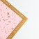 Palette packaging for flowers "Tenderness", matte, pink-gold 57 x 57 cm