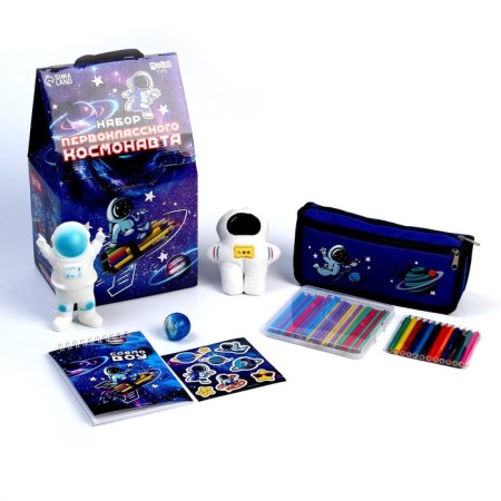 Gift set with a soft toy "Cosmonaut", 8 items-3